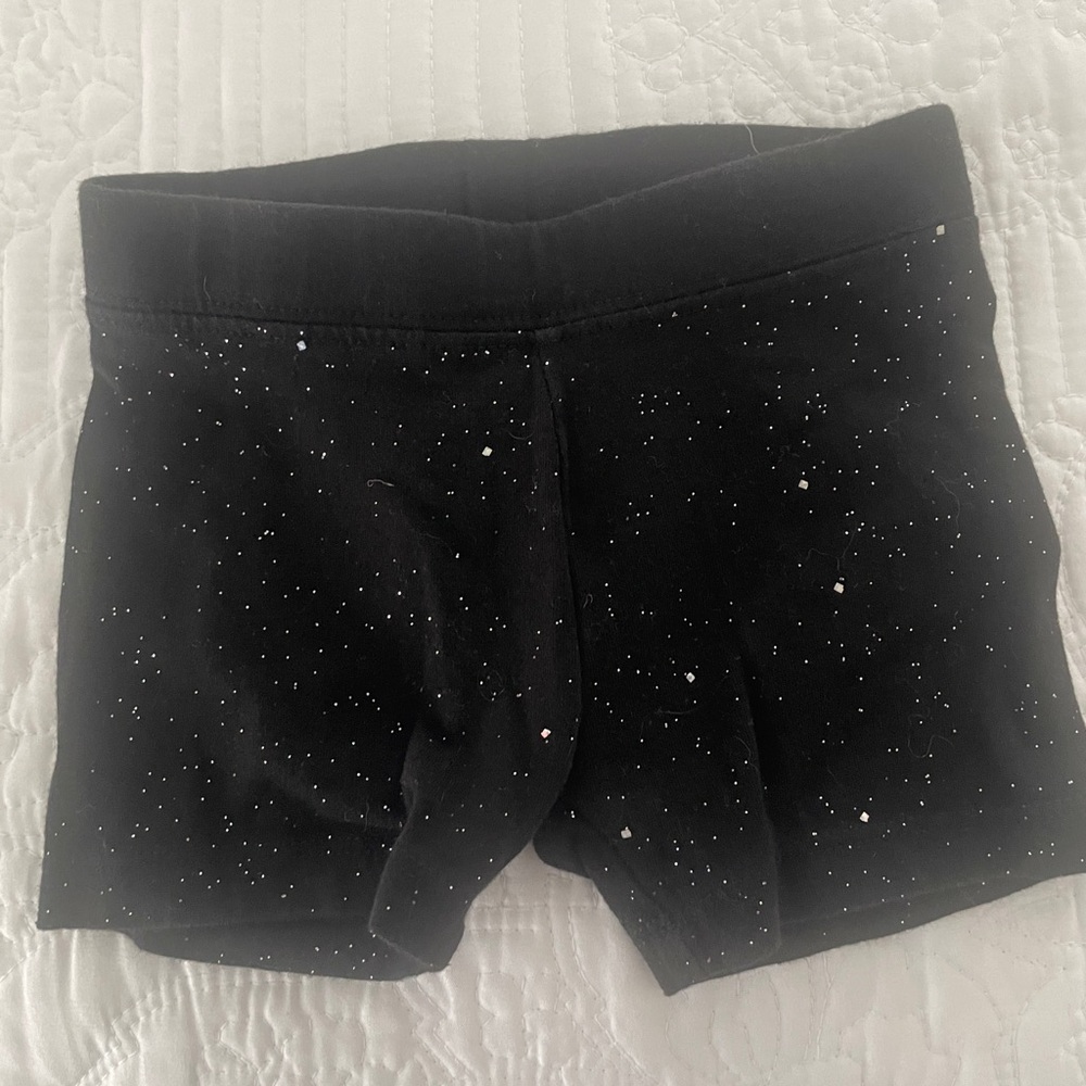 Black Speckled Shorts